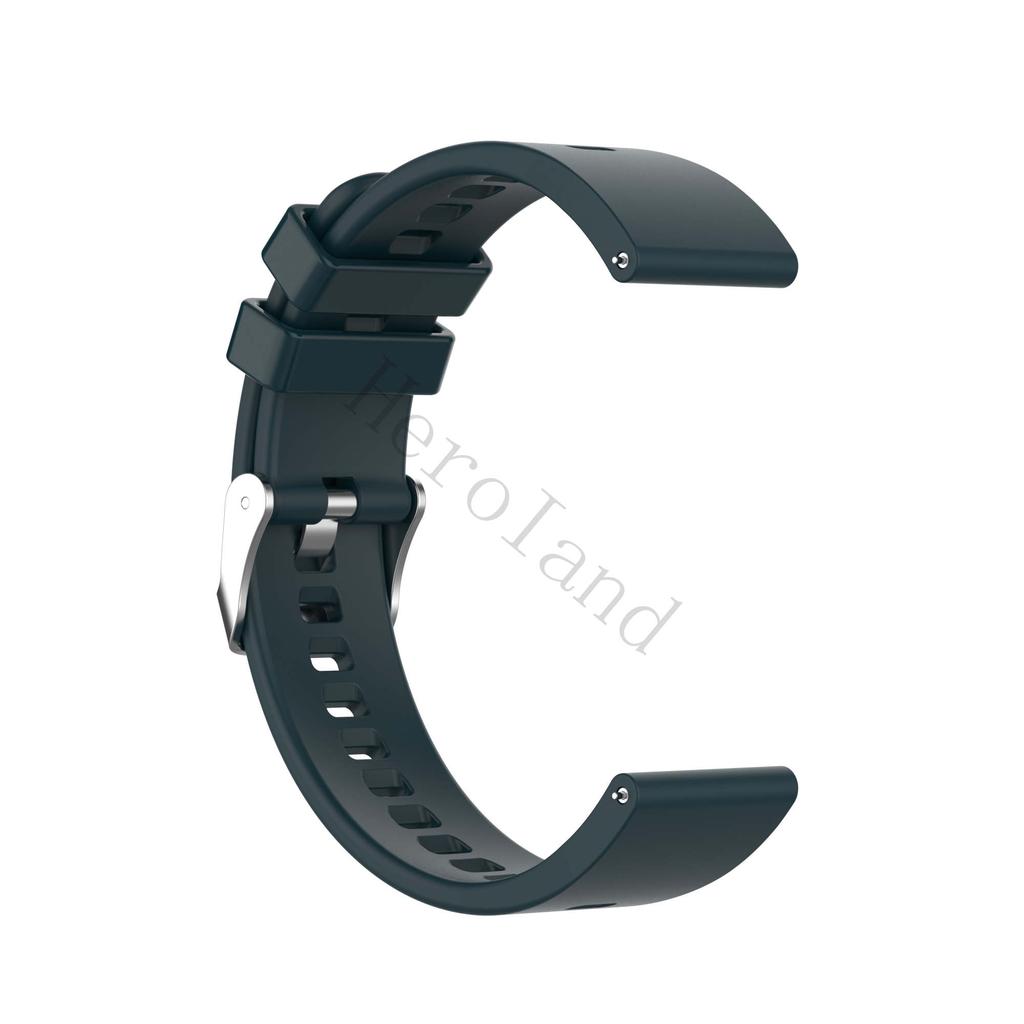 Silicone 20mm Watchstrap Band For MiBro lite / Air Smart Wristband Bracelet For Xiaomi MiBro Color / Haylou LS02 Wriststrap belt