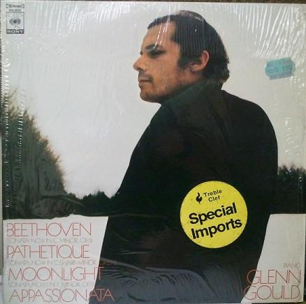 LP Record GLENN GOULD Beethoven Piano Sonatas Pathetique SOCM83 CBS SONY Japan Obi Classical Used