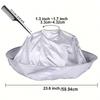 Barber cape, adjustable, foldable barber umbrella cape with black comb, suitable for barber shop, home use