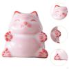 Lucky Cat Statue Tea Decoration Collectibles Tabletop Ornament Miniature Animal Figurine for Tearoom