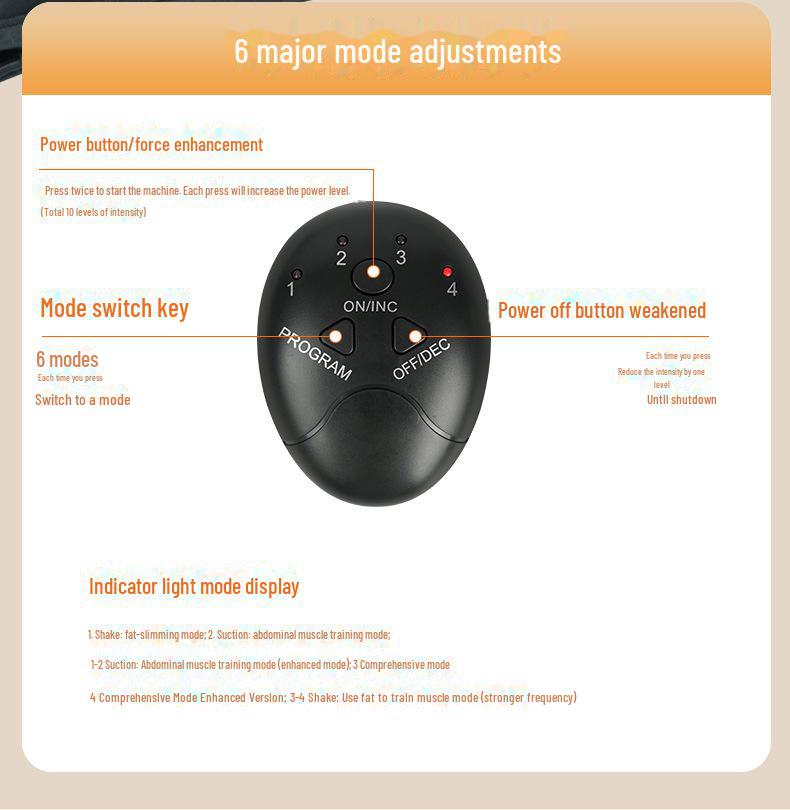 Inteligentny pas wibracyjny do masażu brzucha