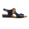 Lunar Womens/Ladies Spring Leather Wedge Sandals