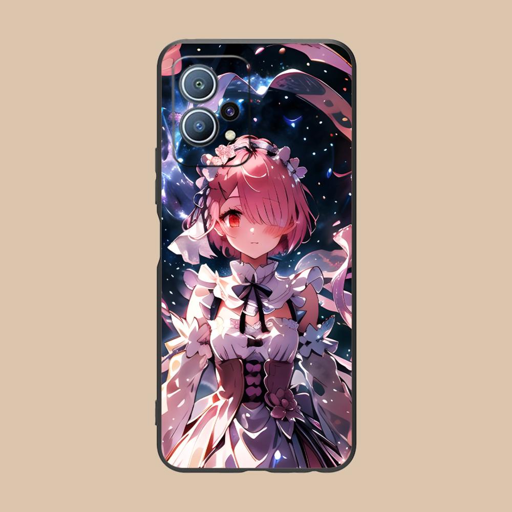 ReZero Ram Waifu Mobile Phone Case for Huawei P60 P50 P40 P30 P20 P10 P9 P8 Pro Lite Plus Colorful Printing Cover Cover Pretty