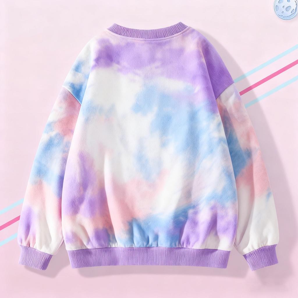 Children's Fashionable Casual Top Printed Pullover Sweatshirt