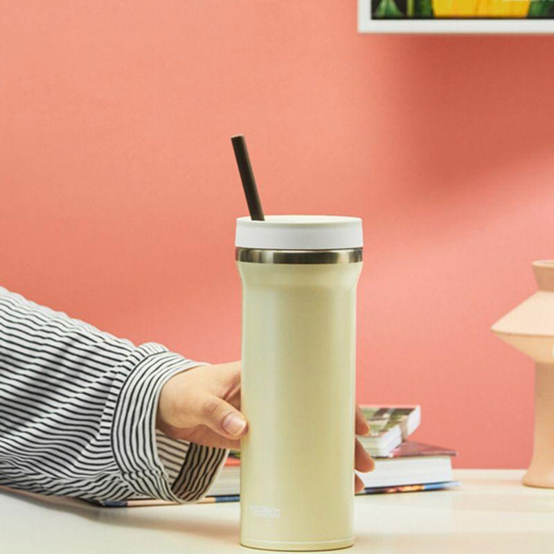 THERMOS Insulated Twist Cup & Straw Tumbler TKHB-480K (480ml) Dishwasher Safe