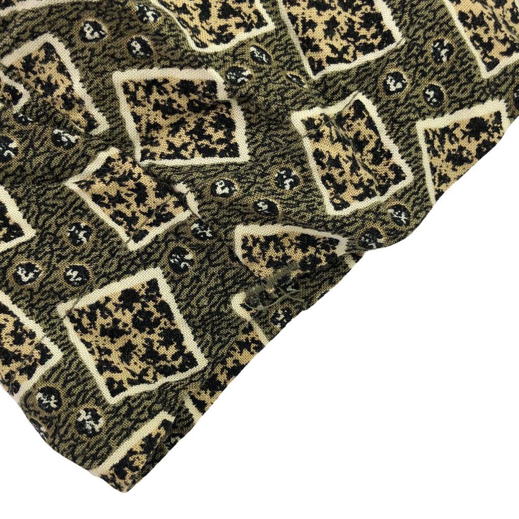 HONORS 90s 00s Old Overall handle Short sleeve Open color shirt L Khaki Men's Used