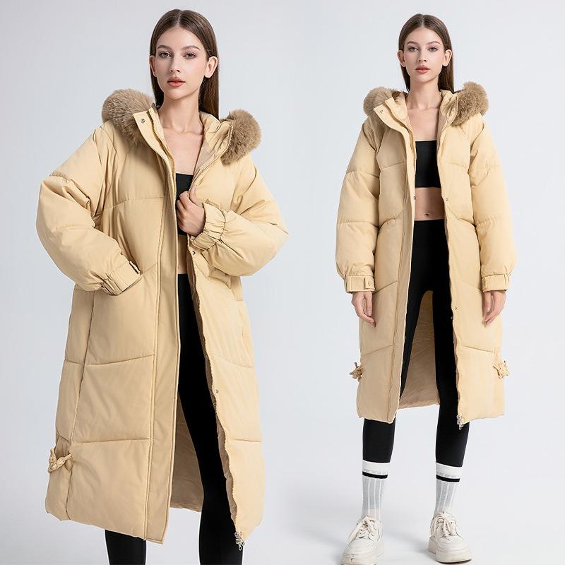 New winter extended version knee cotton-padded clothes women's jackets casual warm fashion popular cotton clothes batch