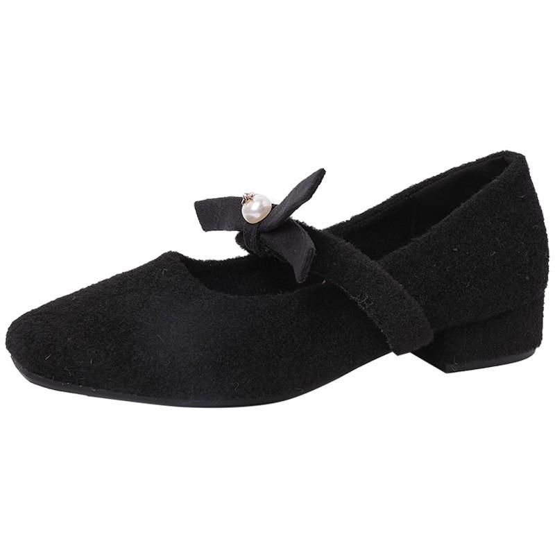 2025 Shallow Mouth Square Toe Women Autumn Casual Female Sneaker Bow-Knot Shoes Elegant Flats Modis Fall Butterfly New on Heels