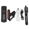 Bike Light USB Charging Aluminum Alloy Highlight Bike Headlight Tail Light Warning Light Outdoor Night Riding Equipment