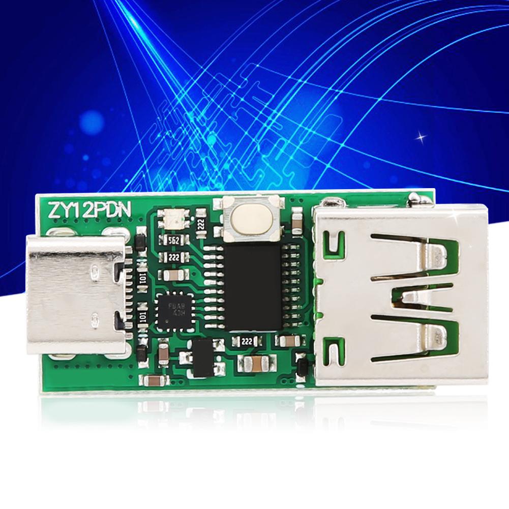 ZY12PDN USB‑C PD2.0 3.0 to  USB Module 3‑20V 100W Decoy Fast  Trigger Poll Detec
