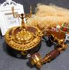 Sweet Room,Vintage Dial Telephone Clockwise Spring Music Box Ornament Kids Birthday Gift