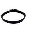 HERMES Bangle HMetal leather Bapi bracelet black leather Used