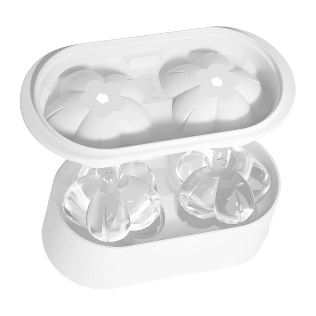 Ice Cubes Ice Ball Mold Flower Shape Ice Cubes  Mold Whiskey Ice Ball Maker Molds Reusable Home Ice Cube Ice Box Gadgets