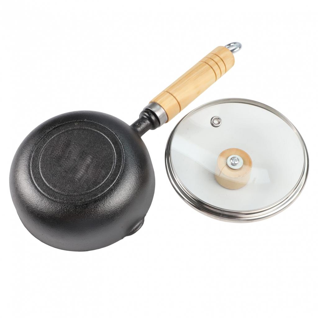 Small Iron Pan for Frying Eggs and For hot Milk with Induction Compatibility