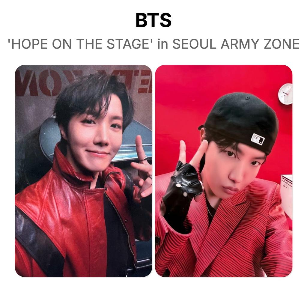 BTS j-hope Tour 'HOPE ON THE STAGE' in SEOUL ARMY ZONE Official Photocard