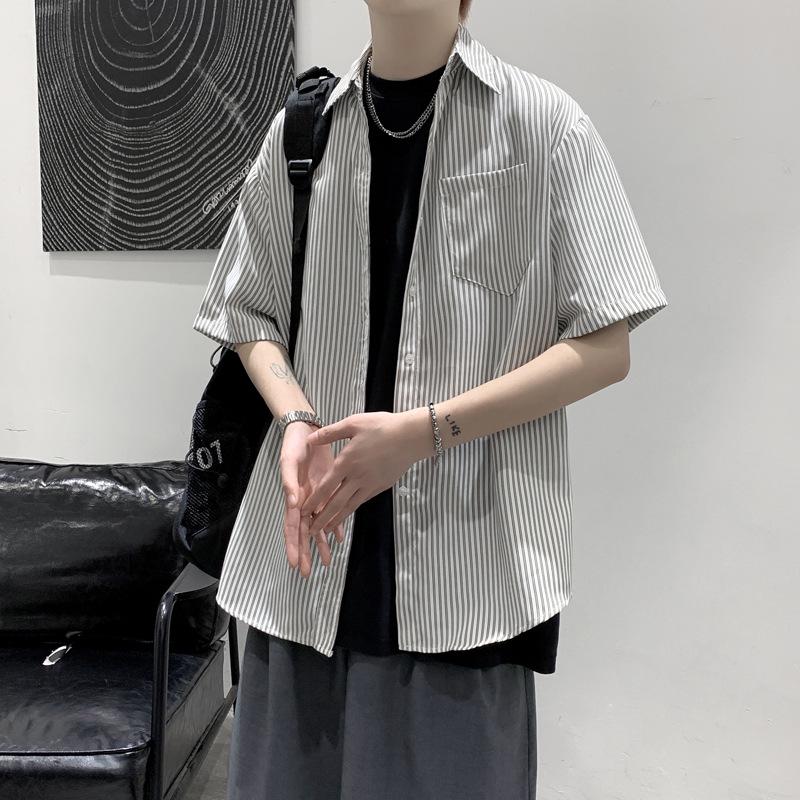 Men's 2024 Retro Striped Long-Sleeve Casual Jacket