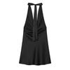 European and American Style, New Women's Clothing, Foreign Style Silk Satin Texture Neck Collar Dress 2712/332