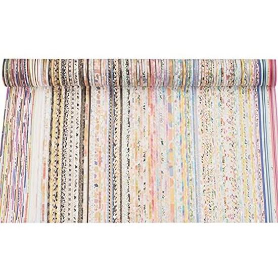Masking Tape 80 Pieces More Random Patterns Set Very Fine Washi Fukubukuro Gold Foil DIY Craft Journal Planner Scrapbook Gift Decoration