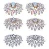 Exquisite Shoe Decoration Clips Crystal Rhinestone Buckle Applique Jewelry Accessories for Shoes Hats Dresses
