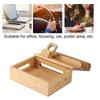 Bamboo Charging Storage Rack Mobile Phone Watch Rack Holder Organizer for Home Office Use
