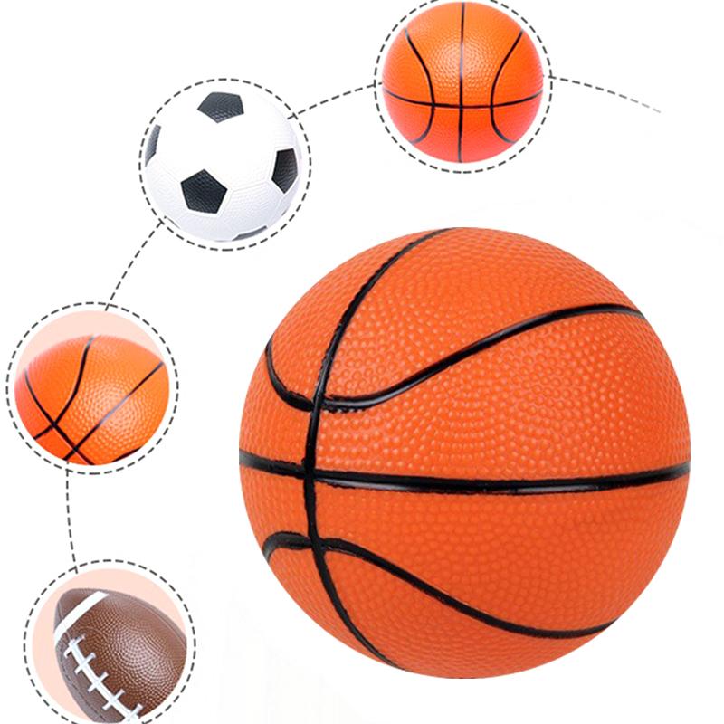 3PCS Mini Basketball Elastic Inflation Beach Ball Parent-Child Games Interactive Body Coordination Training Props Party Gift ZYF
