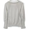 FOXEY 39723-KSTFZ414MY Knit Top, Natural Cotton Silk Blend Tops 40 grayUsed