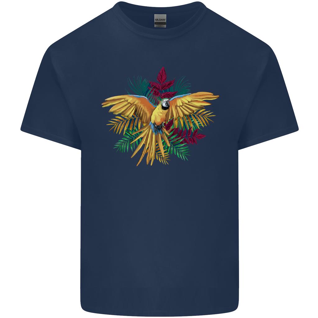 Maacaw Parrot In the Jungle Unisexs Light Cotton TShirt
