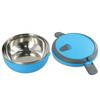 Stainless Steel Round 1 Layer Insulated Food Thermal Containers Lunch Box Case