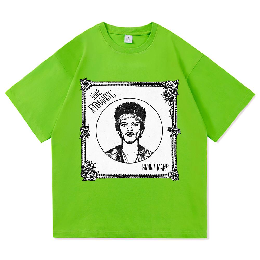 Bruno Mars Das RoUnisextic T-Shirt 2026 Neues Album Retro UnisexDamenbekleidung Harajuku Hochwertige Oberteile Baumwoll-T-Shirts Vintage