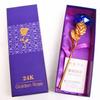 Fashion Romantic 24K Gold Plated Golden Rose Flower for Valentine's Day Lovers' Gift