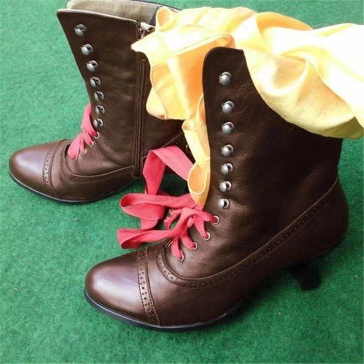 Large Size Autumn and Winter New Pointed Fashion Boots Temperament High Heel But Knee Leather Boots Women