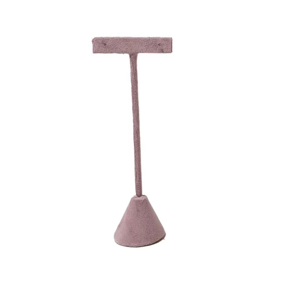 Exquisite Velvet Earrings Display Rack T-Shape Earrings Display Stand Earrings Holder  Decoration