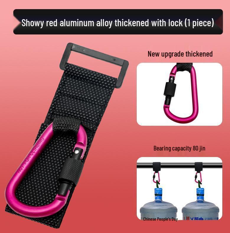 Univerzální hák na helmu a řídítka pro elektromobil, bez nutnosti vrtání.