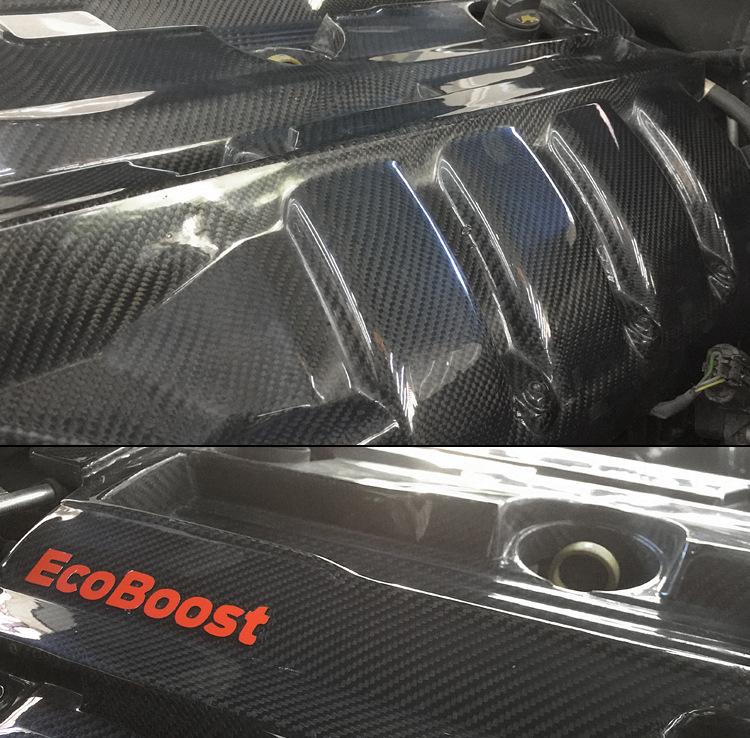 Carbon Fiber Engine Hood Cover for 2015-2022 Ford Mustang