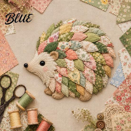 Decorative Fabric Sewing Craft Supplies DIY Kit Animal Patchwork Set Garden Floral Cute Butterfly Bird
