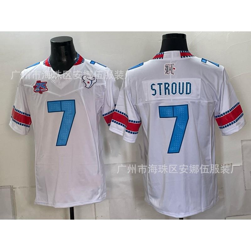 2026 Houston Texans Football Jersey 55 Short Sleeve Embroidered Sports Team Uniform