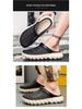 Men's Outdoor Thick-Soled Jelly Sandals: Closed-Toe, Height-Boosting, Wear-Resistant, Large Size.