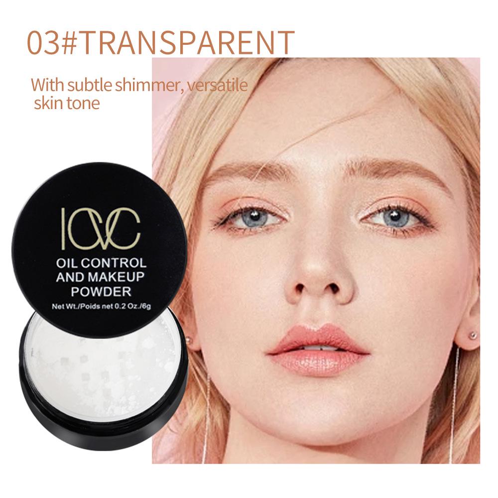 

Водостойкая матирующая пудра ICVC - 3-цветный консилер, стойкая рассыпчатая пудра для макияжа 6g