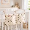 Portable Diaper Storage Bag Multi-Function Baby Bedside Bag Crib Hanging Storage Bag  Baby Newborn