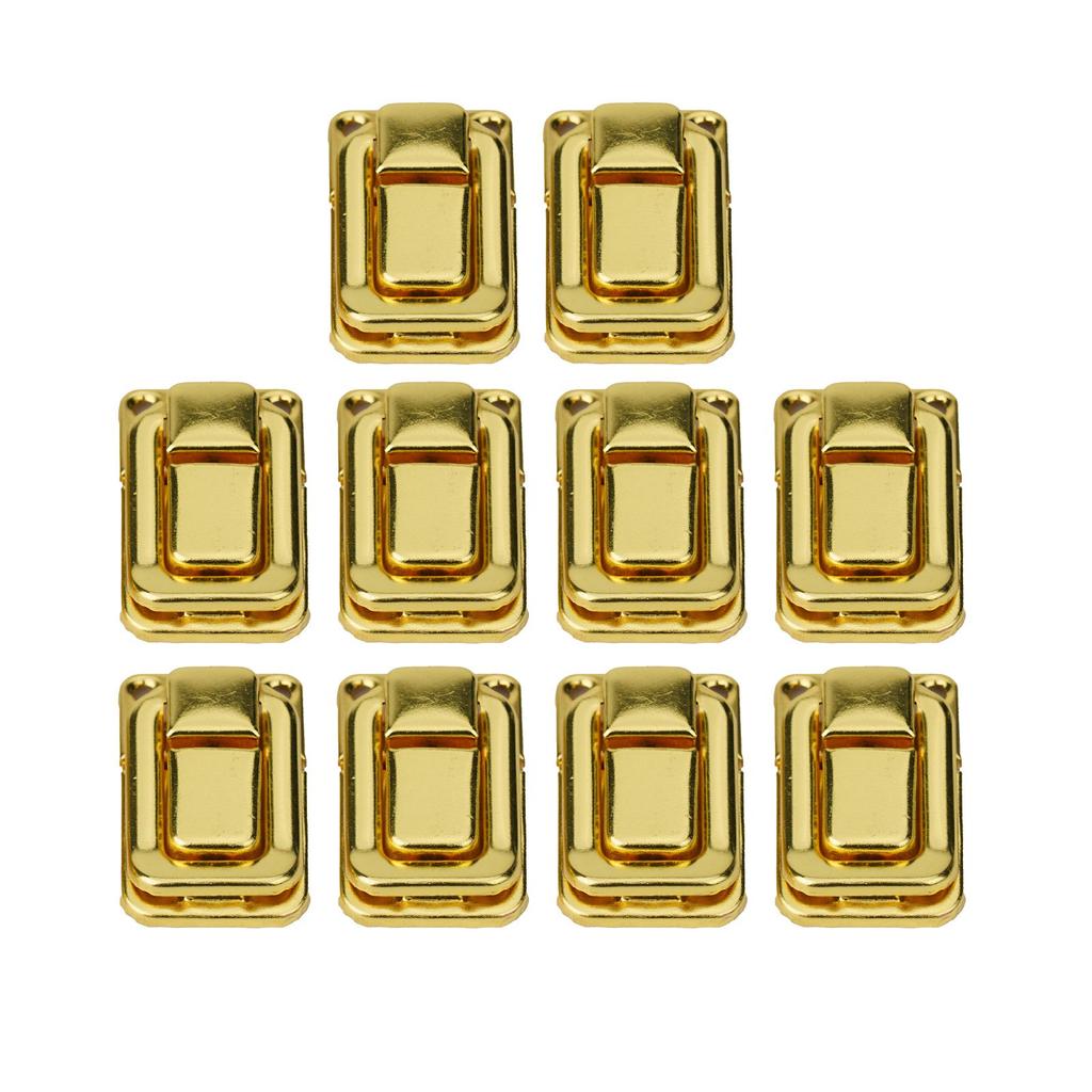 10PCS Vintage Luggage Buckle for Wooden Box Trunk Chest Jewelry Case Cabinet Drawer and DIY Furniture Hardware