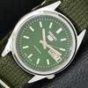 AUTOMATIC VINTAGE SEIKO 5 REFURBISHED JAPAN MENS GREEN DIAL WATCH A440544-9 Sk-a440544-1