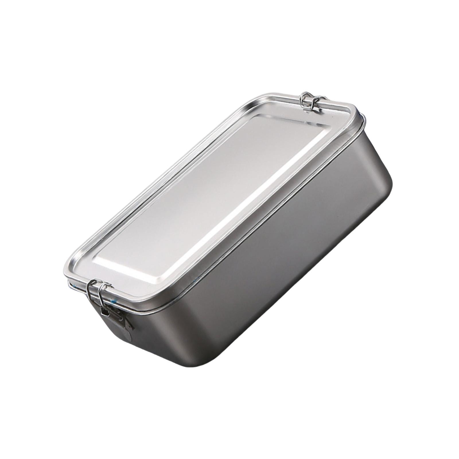 

Durable Metal Lunch Container Durable Lunch Box with Sealing Lid Perfect for Snacks and Small Fruits On the Go 2400