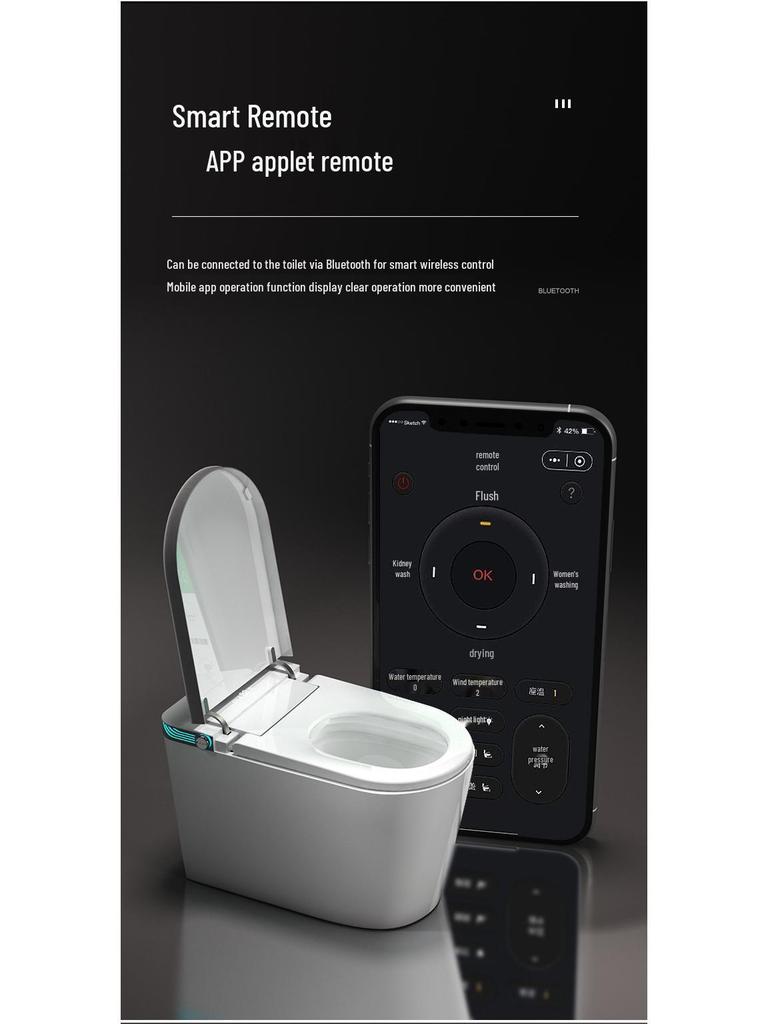 Nest Chi Smart Toilet: Household Automatic Flip Lid, Instant Heating, Sterilization, No Water Pressure Limit.