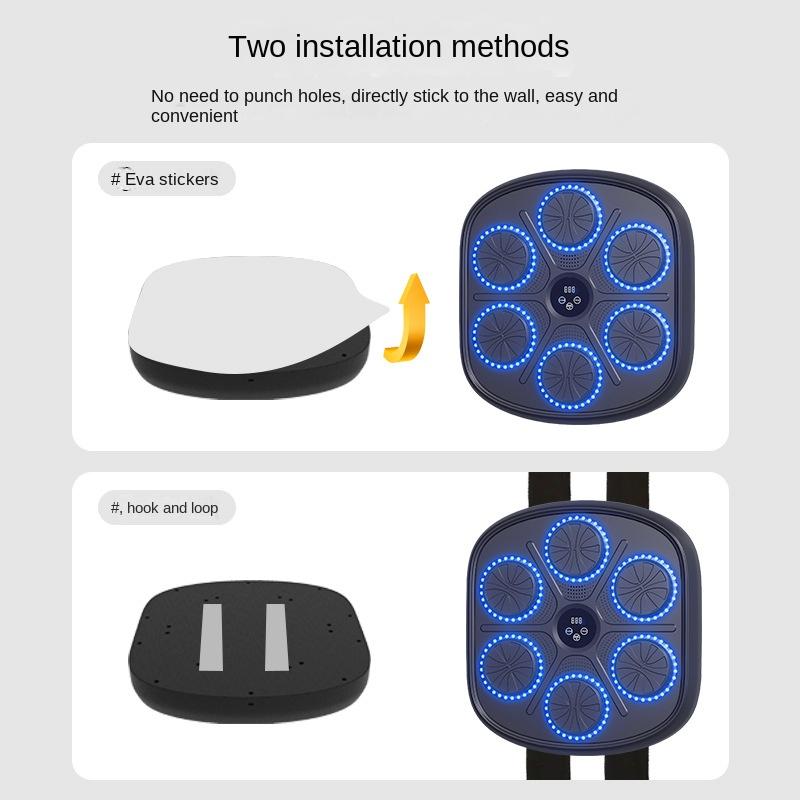 Inteligentna muzyka Bluetooth Boks Ściana docelowa Dziecięcy sprzęt do treningu bokserskiego Maszyna do boksu Sprzęt do ćwiczeń domowych Cel bokserski