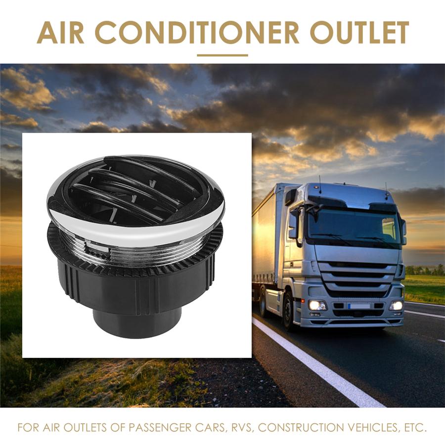 2pcs 75mm Round A/C Air Conditioning Outlet Vent For Car Truck Boat Yacht RV Bus