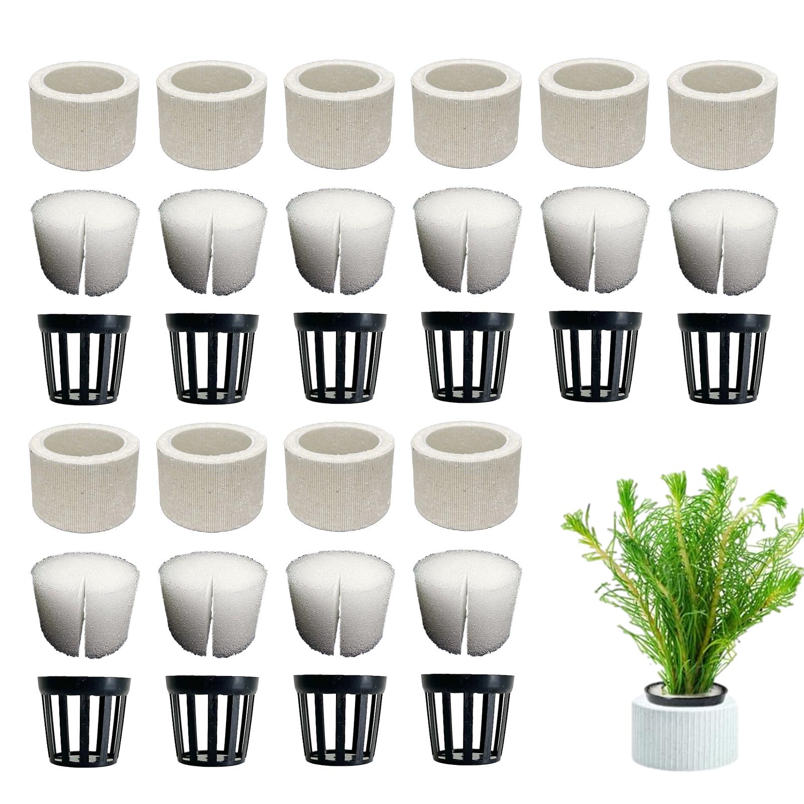 

Aquarium Plant Weights 10/20 Sets Aquatic Plants Fixed Rings Anti-Floating Ceramic Plant Weights Fish Tank Landscape Accessories
