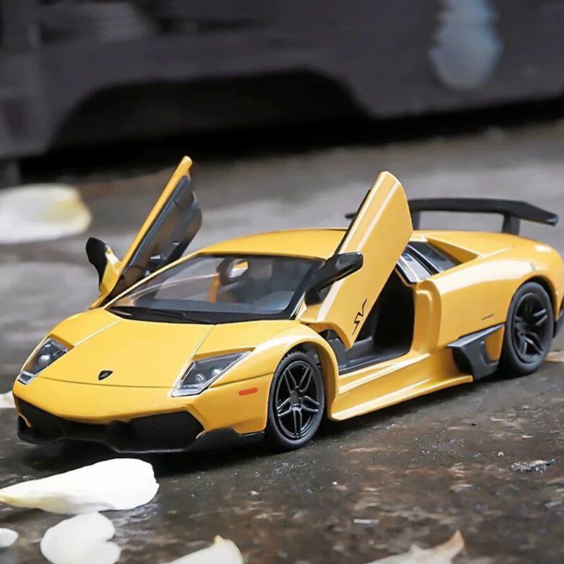 

5 Inch Metal Car Simulation Diecast & Toy Vehicle Lamborghini LP670-4 SV Murcielago Supercar RMZ City 1:36 Alloy Model Gifts For Children