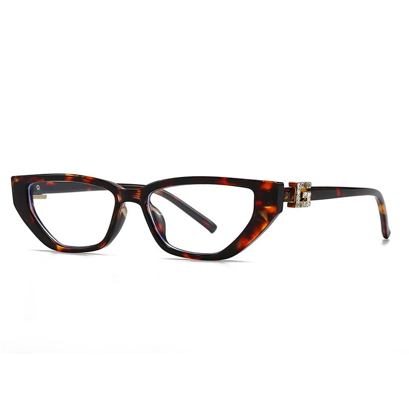 Cross-Border Narrow Model Cat-Eye Sunglasses for Men and Women Trendy Street Style Lh275