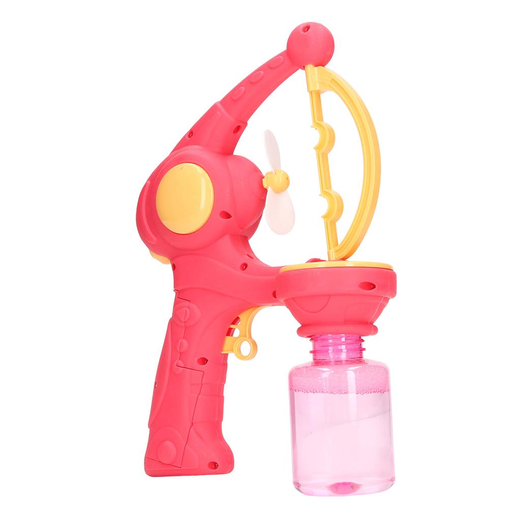 Bubble   Automatic Convenient Handle Battery Powered Interesting Fan Function Cartoon Bubble Machine for Toy