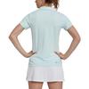 New Adidas Polo Shirts Women's Light Blue HK2832